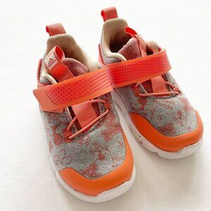 Adidas Orange Gray Disney Minnie Mouse Sneakers size 6